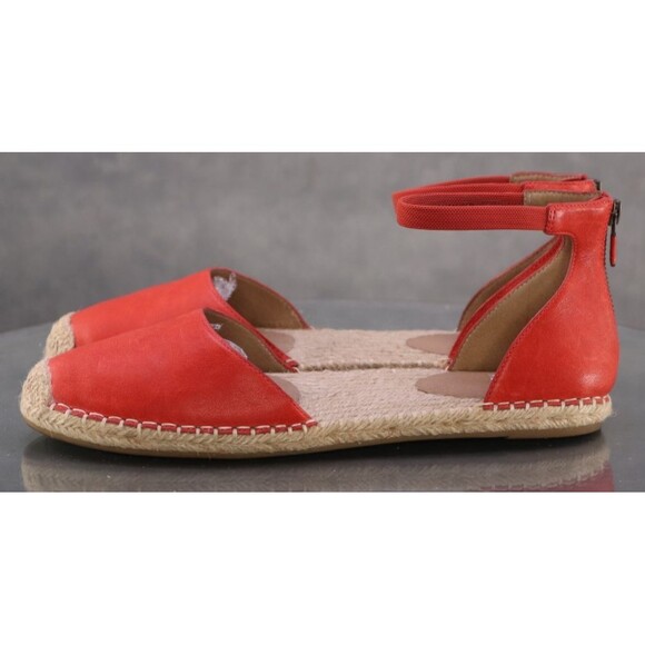 Eileen Fisher Lala Women's Espadrille Gladiator Flat Sandals Size 10 Leather EUC - Picture 2 of 12